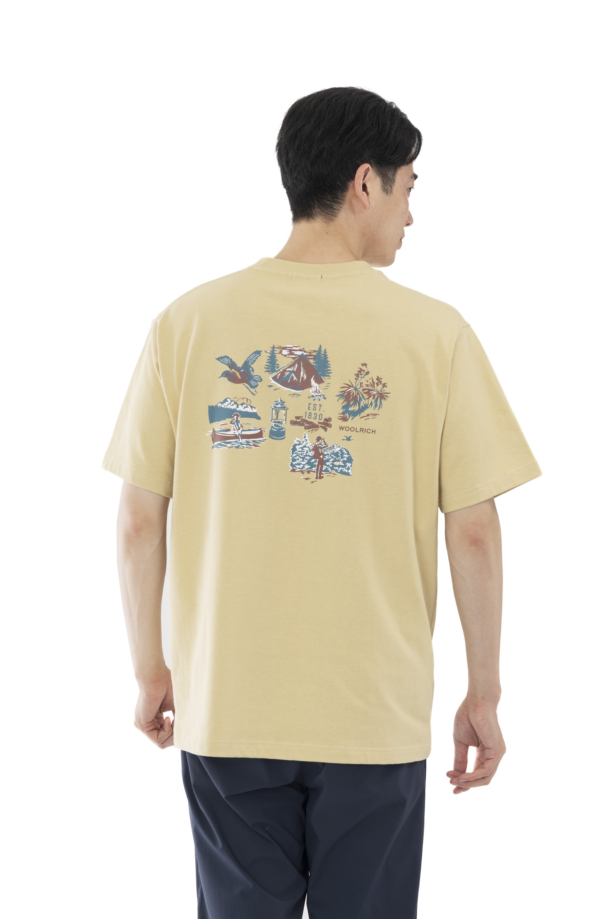 8.5oz COTTON GRAPHIC BIRD WATCH TEE
