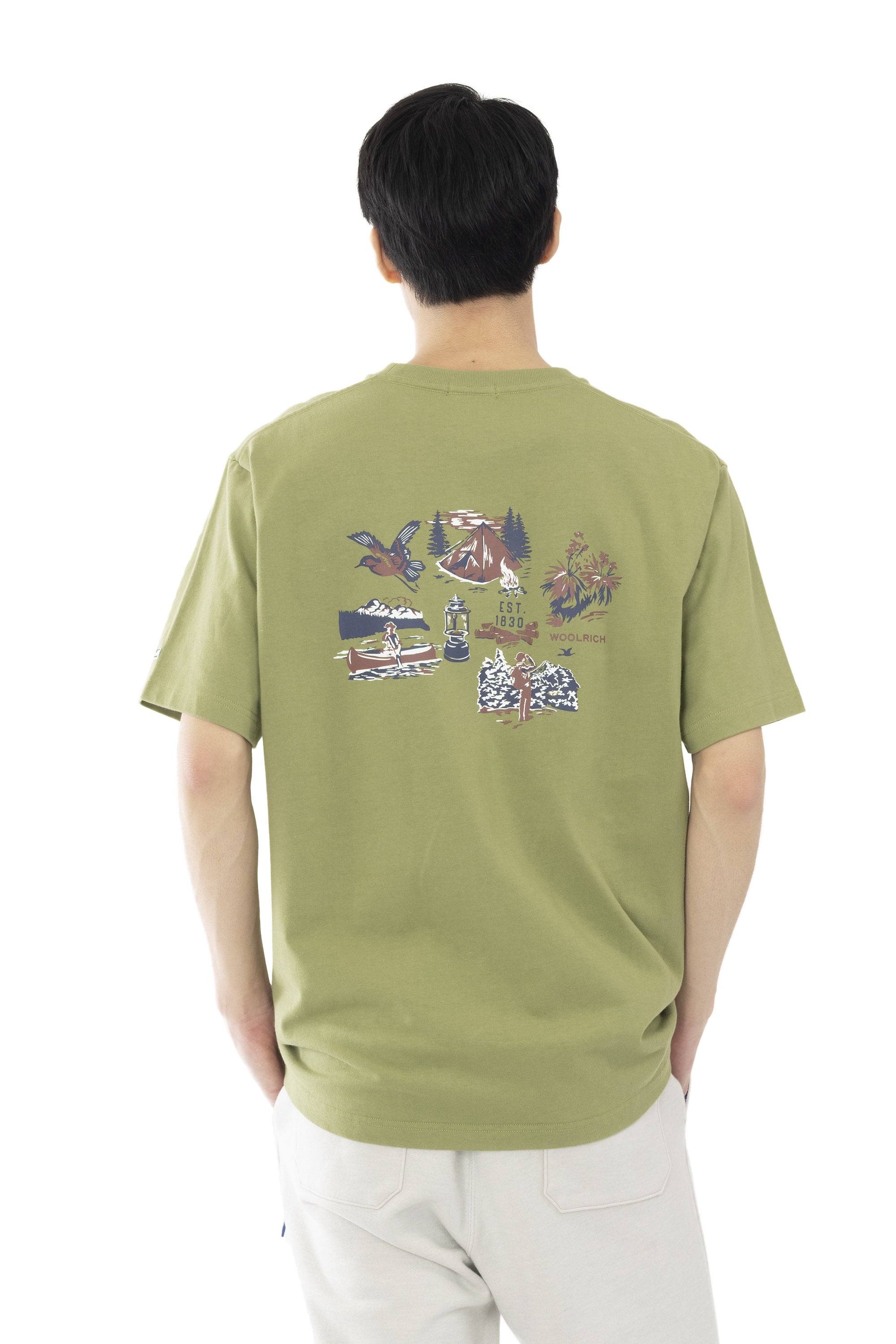 8.5oz COTTON GRAPHIC BIRD WATCH TEE