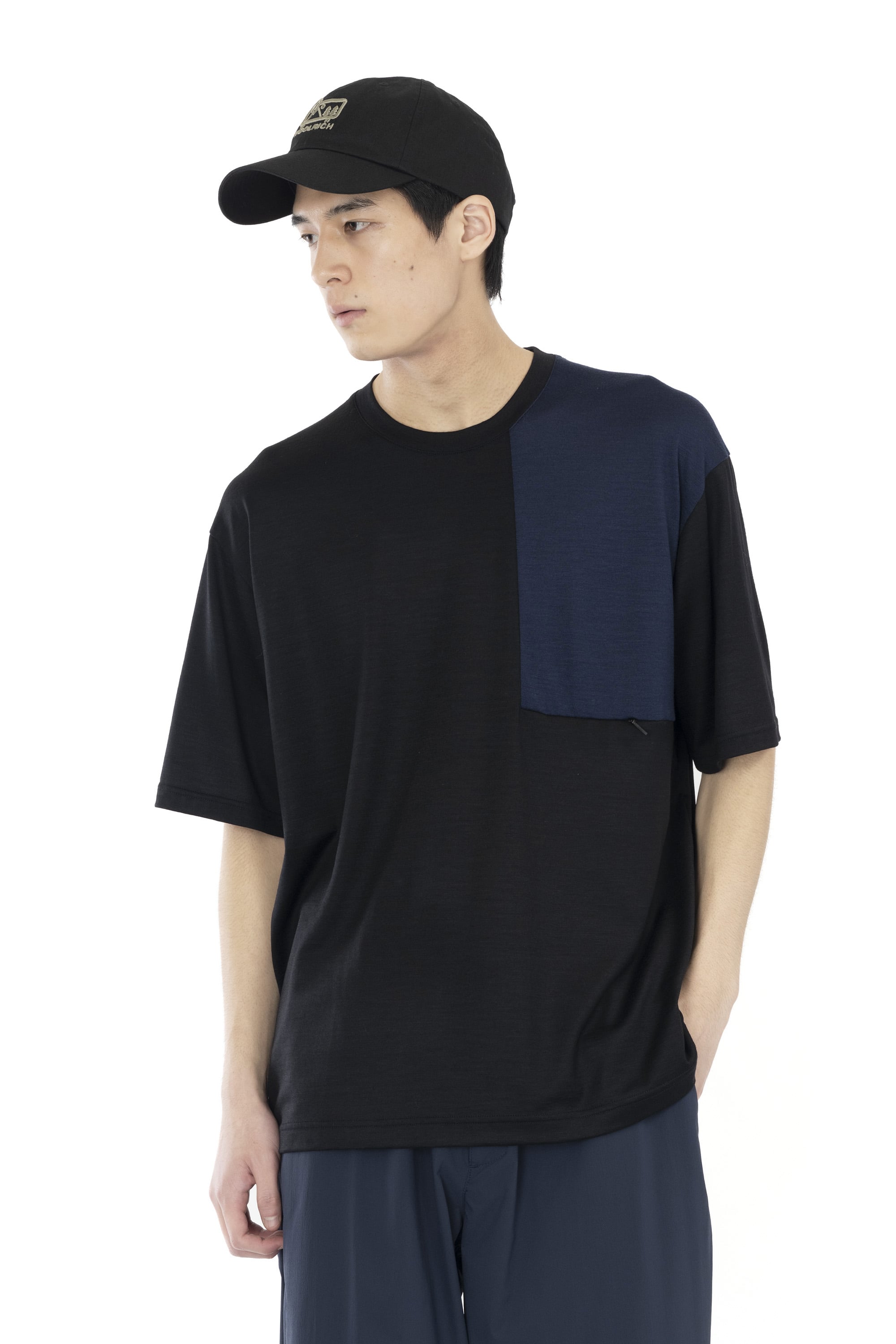 MOUNTAIN WOOL POCKET TEE