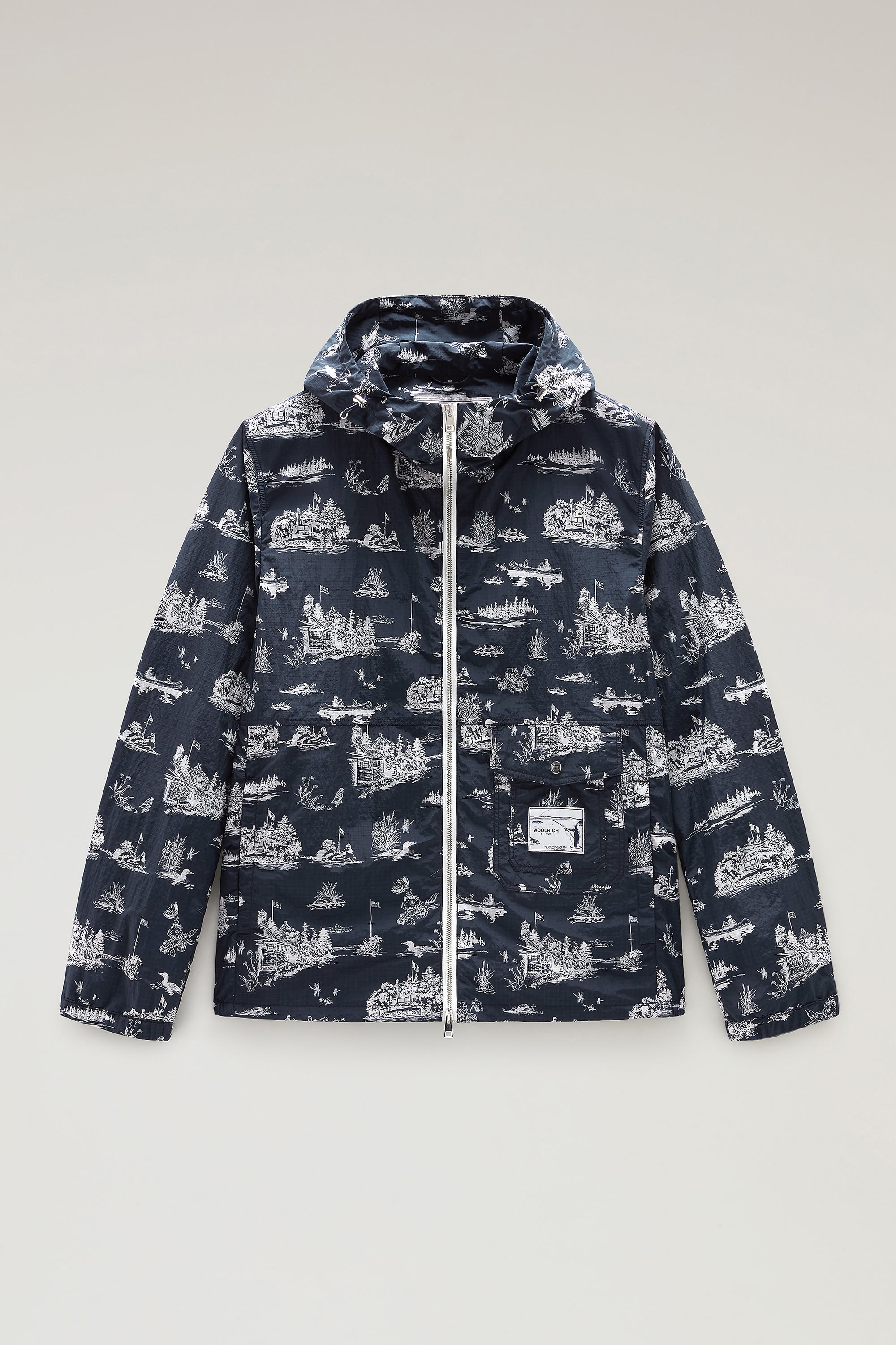 CRINKLE PRINTED WINDBREAKER｜WOOLRICH（ウールリッチ）公式 