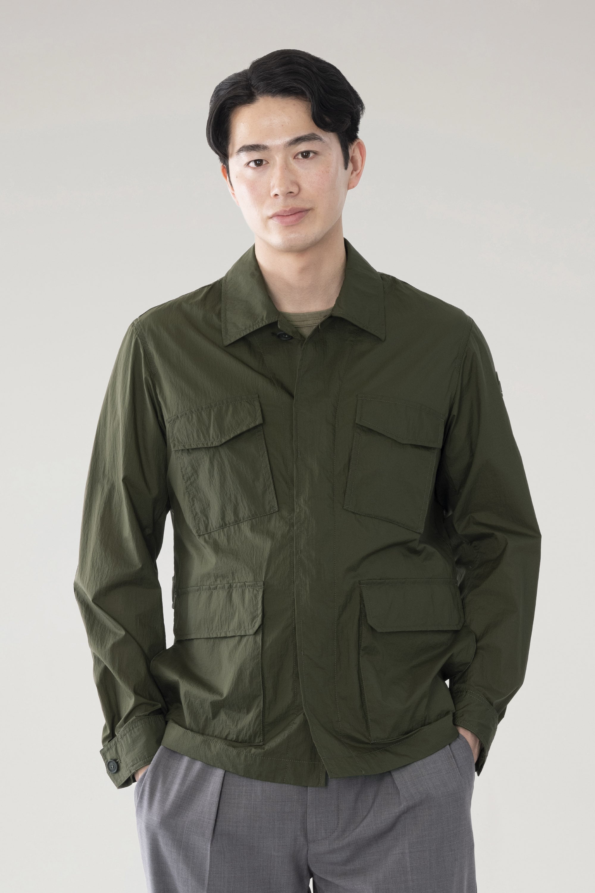 CRINKLE FIELD JACKET
