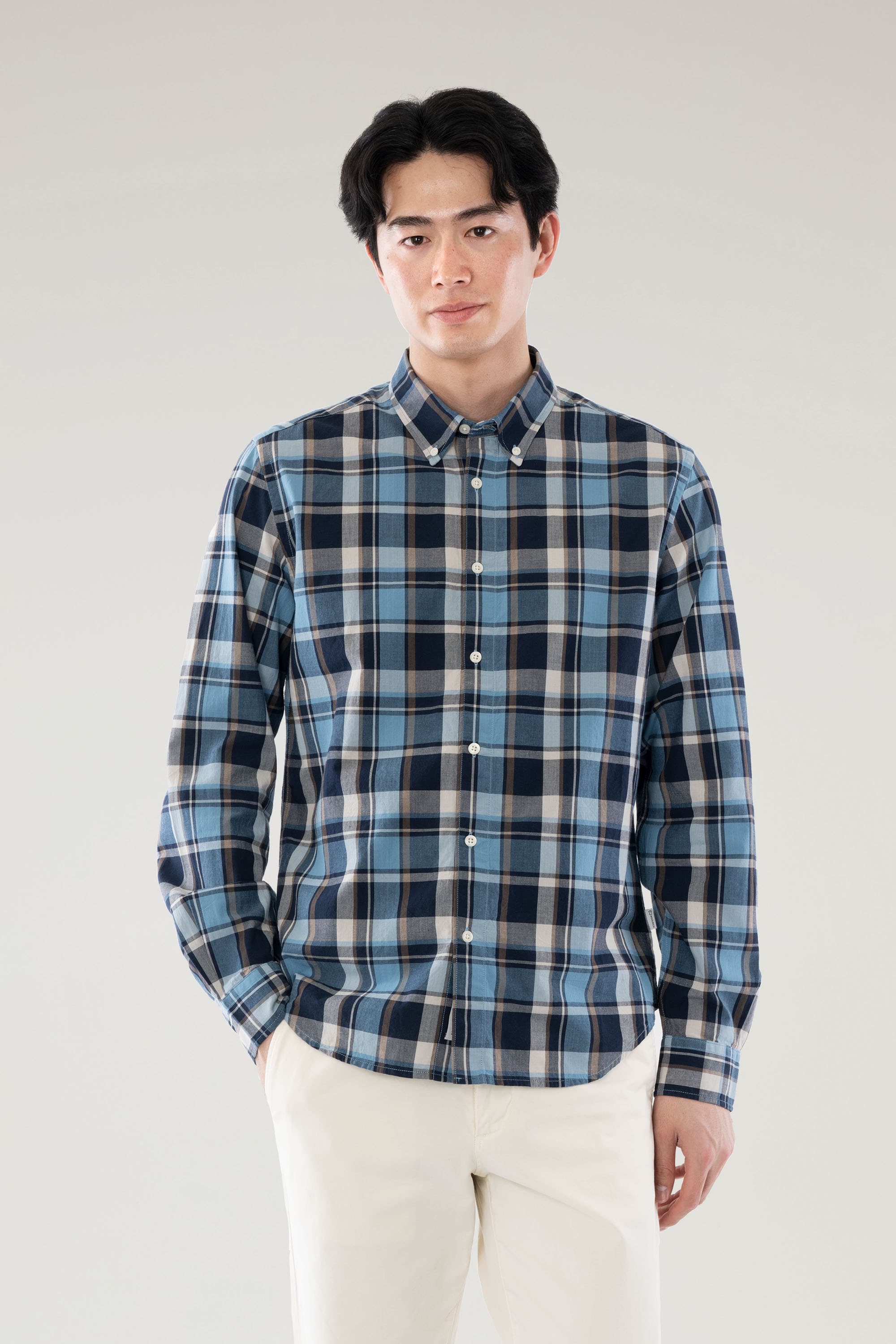 POPLIN MADRAS SHIRT