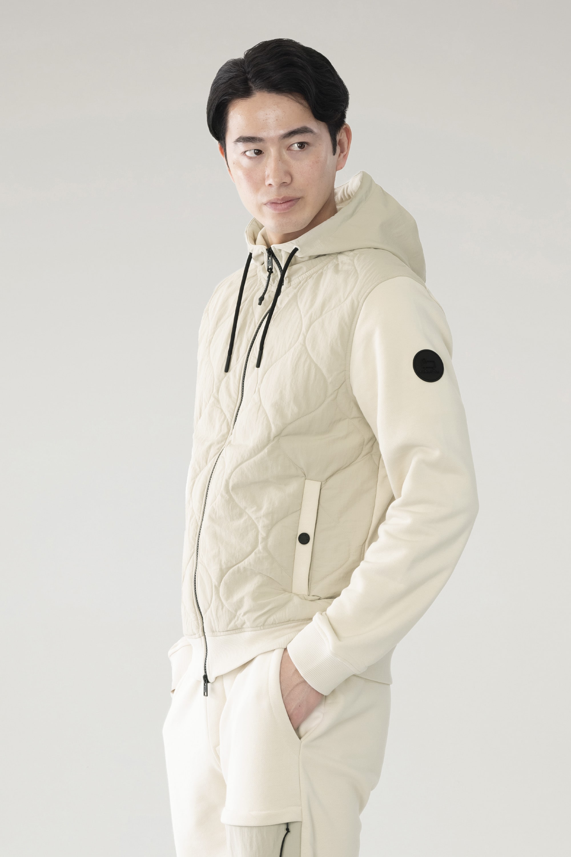 HYBRID MIXMEDIA HOODIE