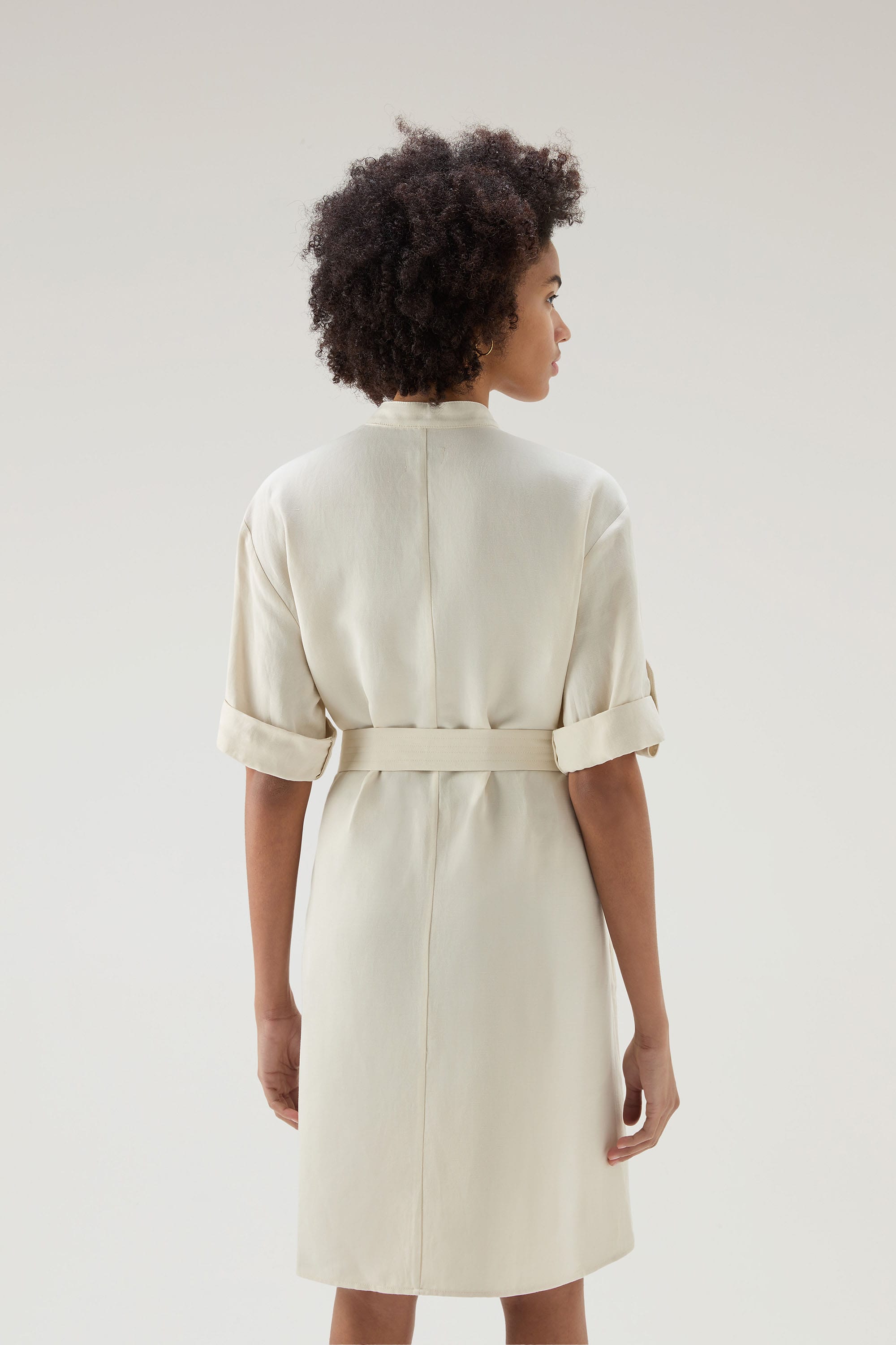 BELTED UTILITY DRESS