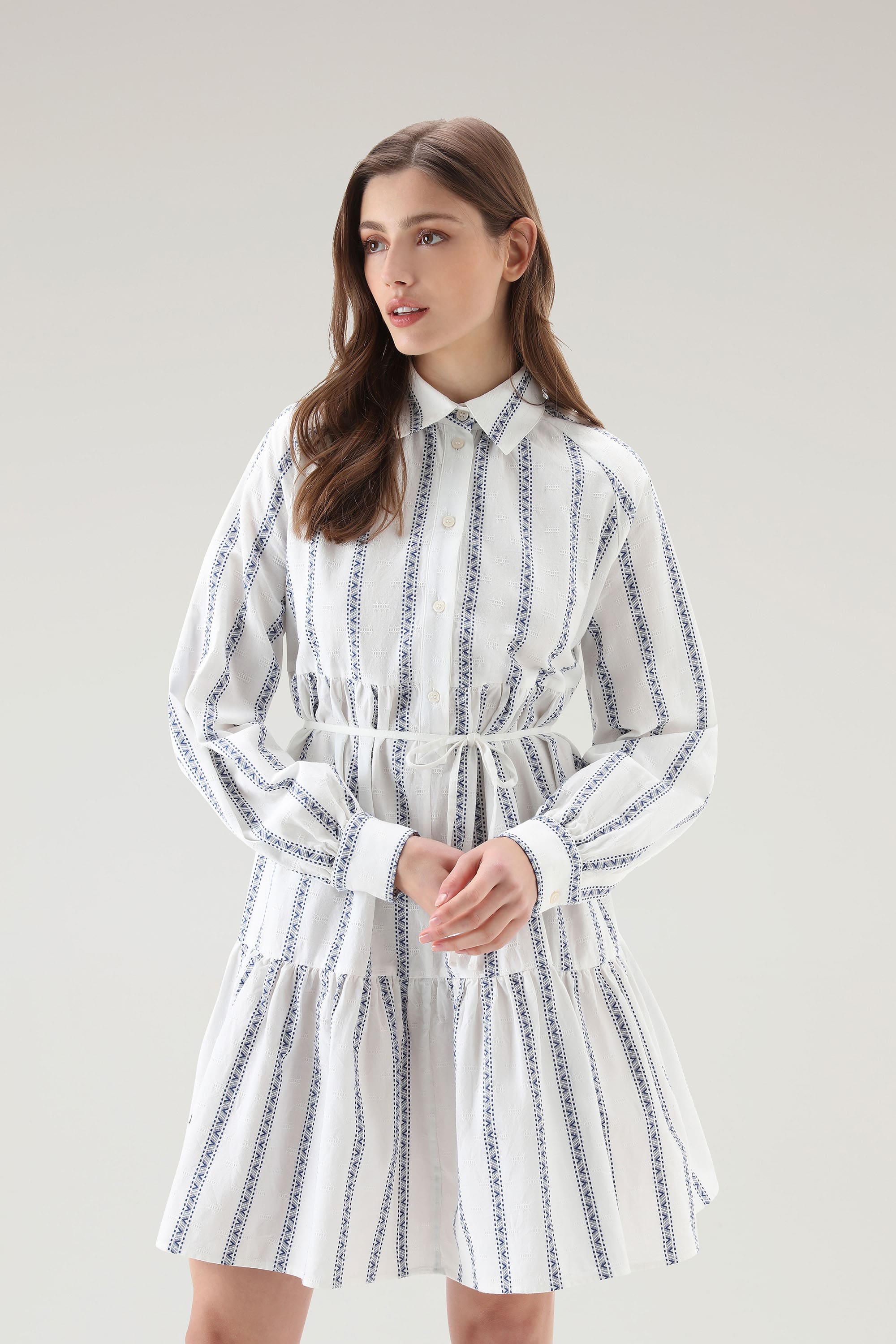 GEO JACQUARD MINI DRESS