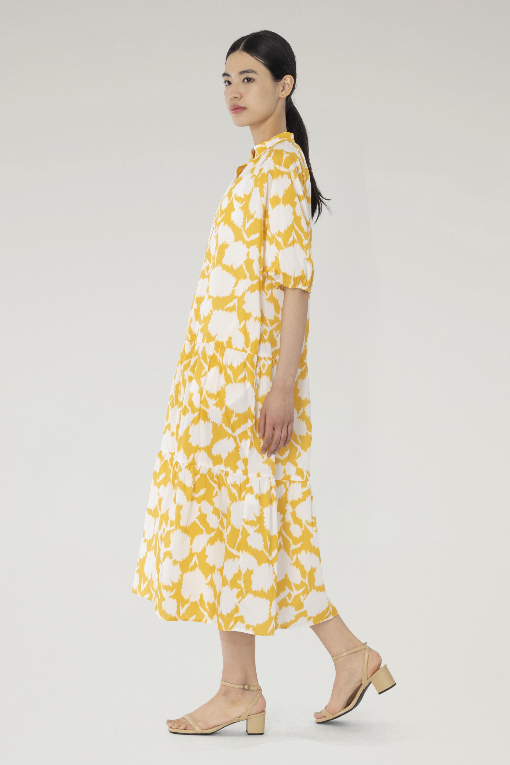 PRINTED POPLIN DRESS