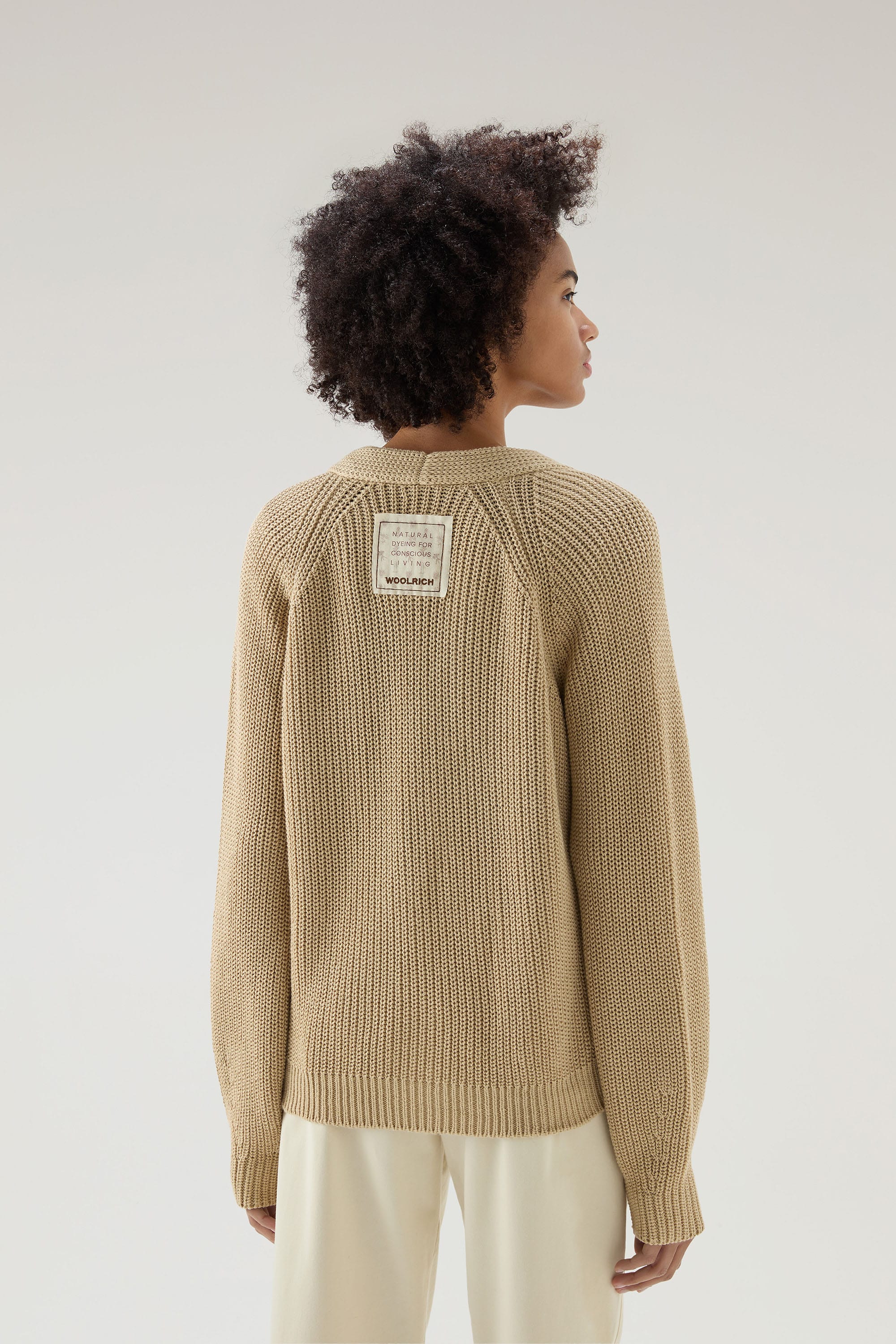 NATURAL DYEING CARDIGAN