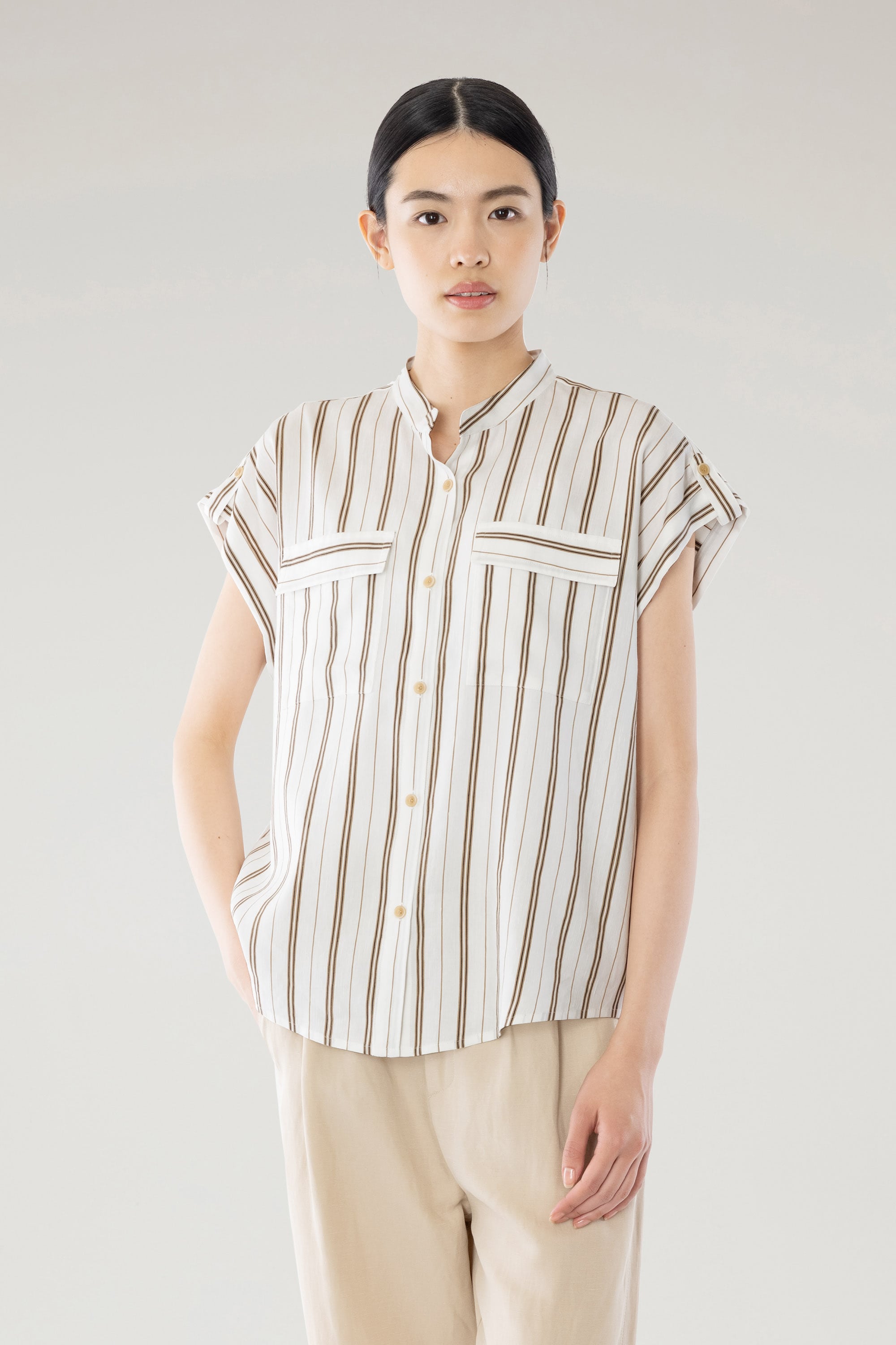 FLUID STRIPE SHIRT