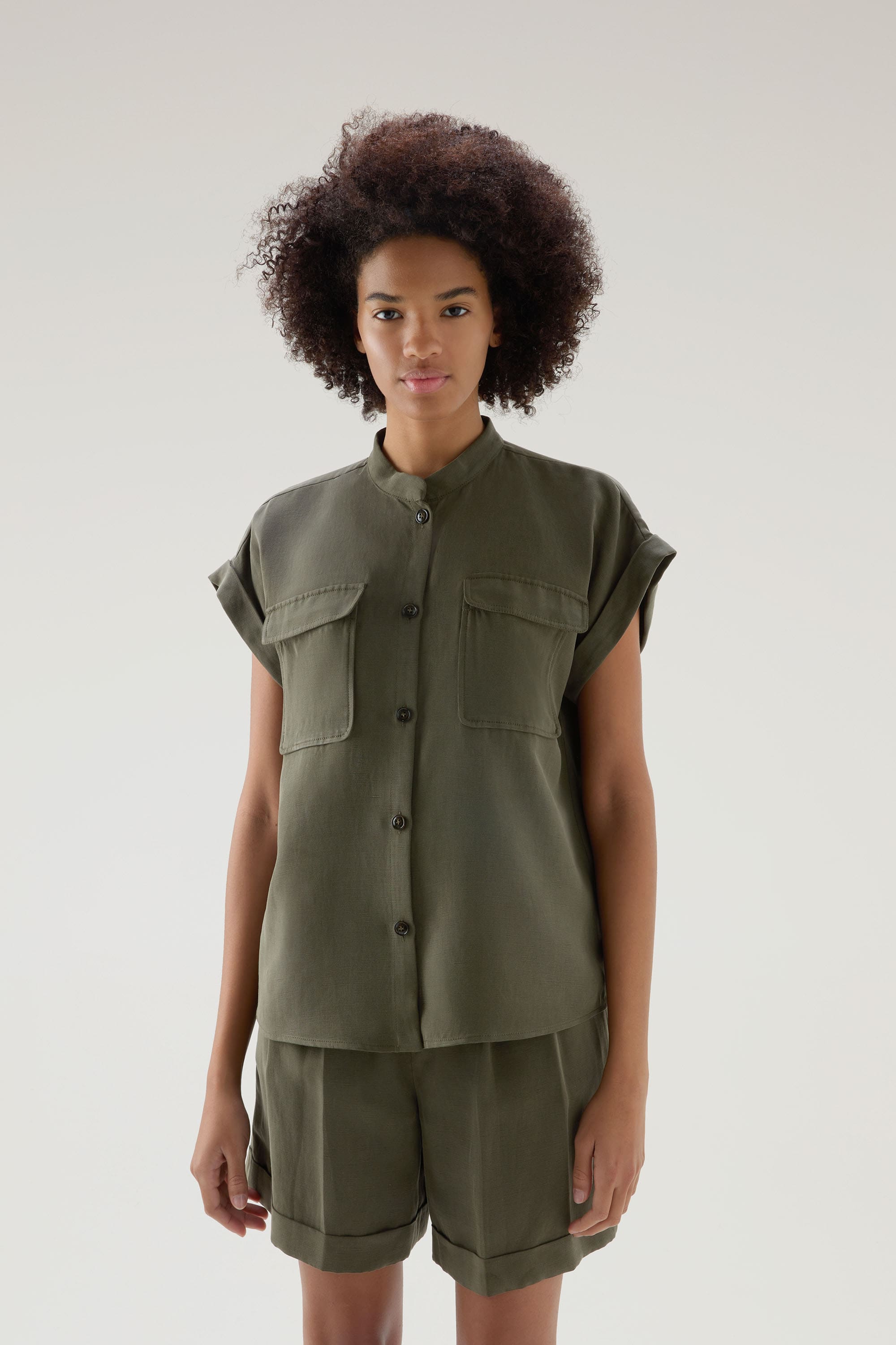 VISCOSE LINEN SHIRT