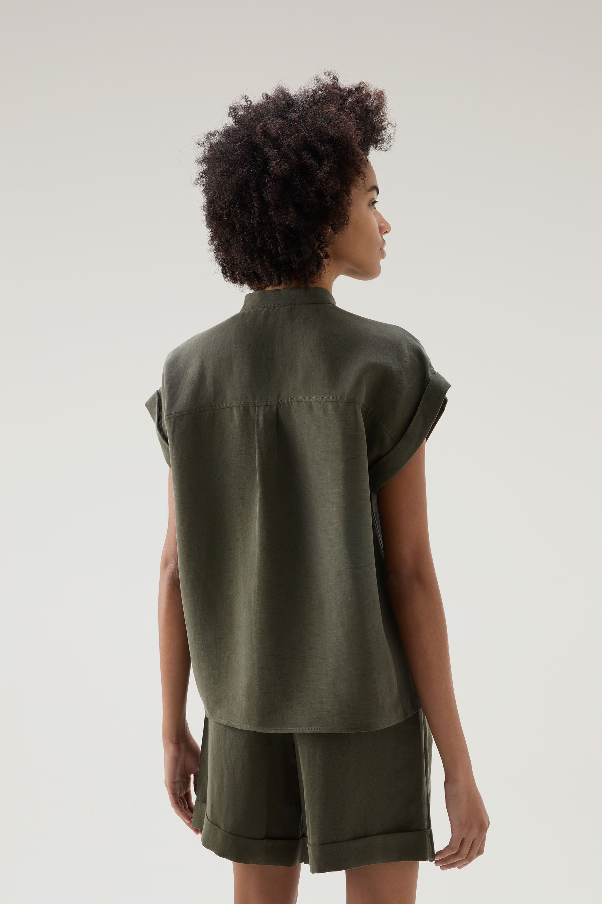 VISCOSE LINEN SHIRT