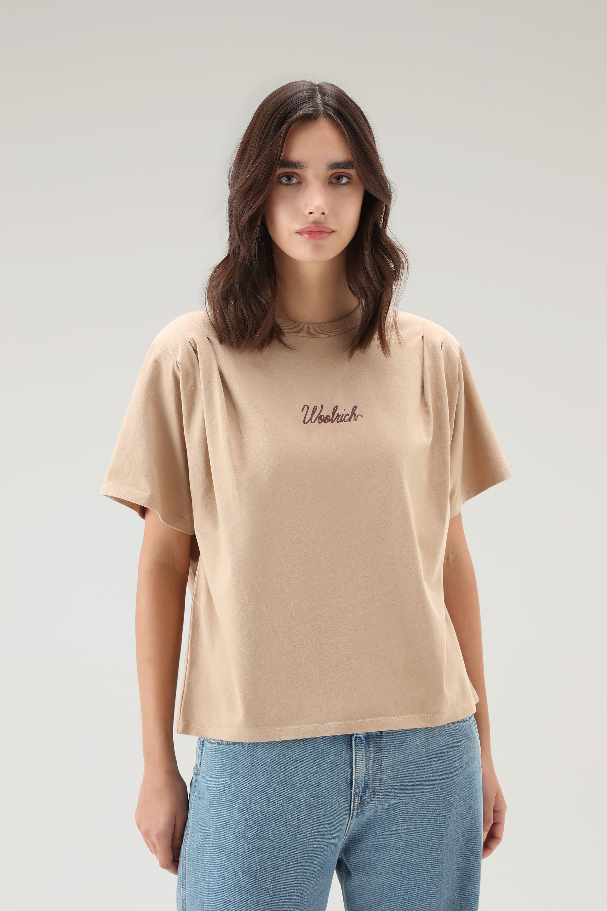 PLEATED T-SHIRT