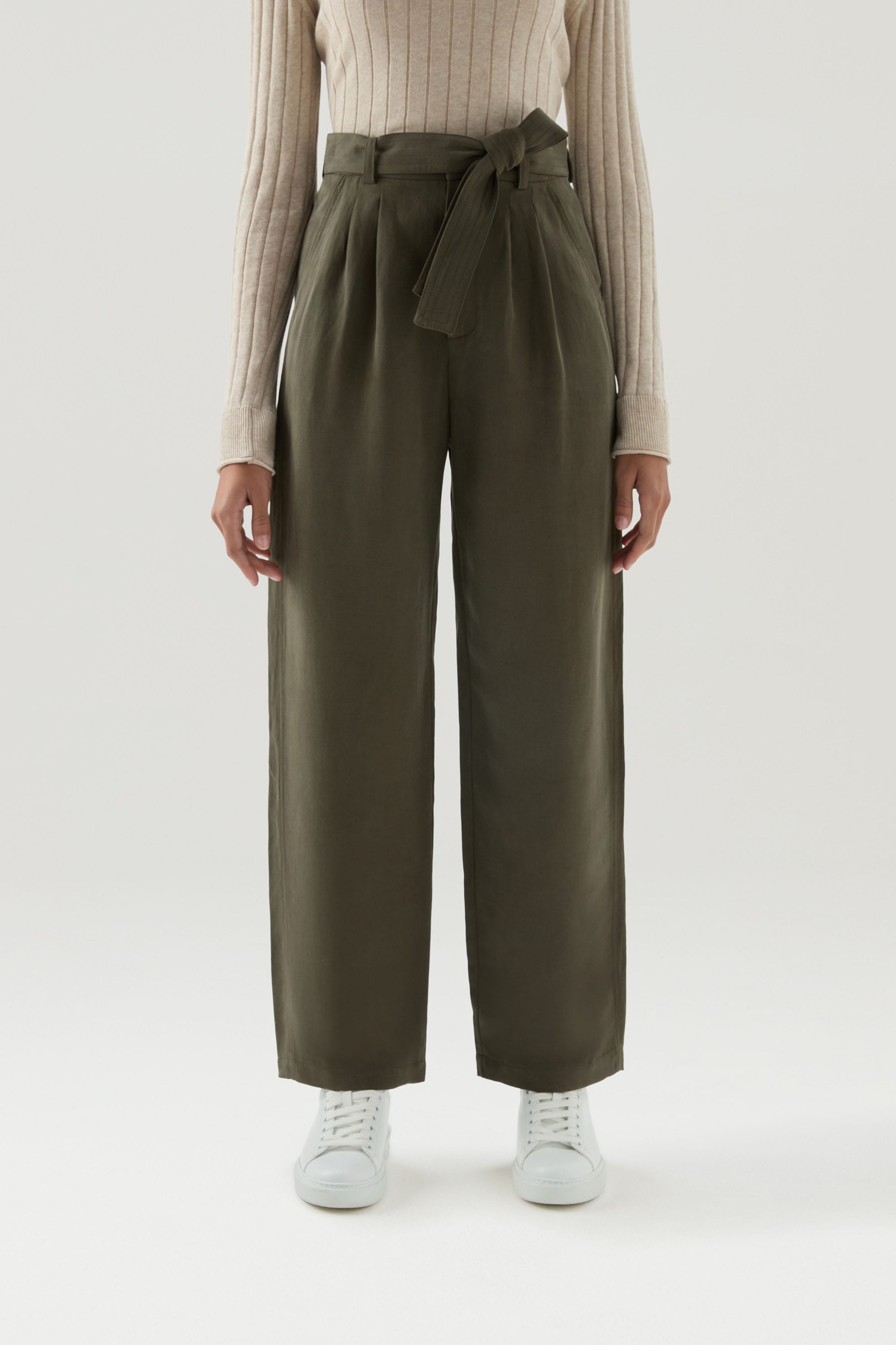 VISCOSE LINEN PANTS