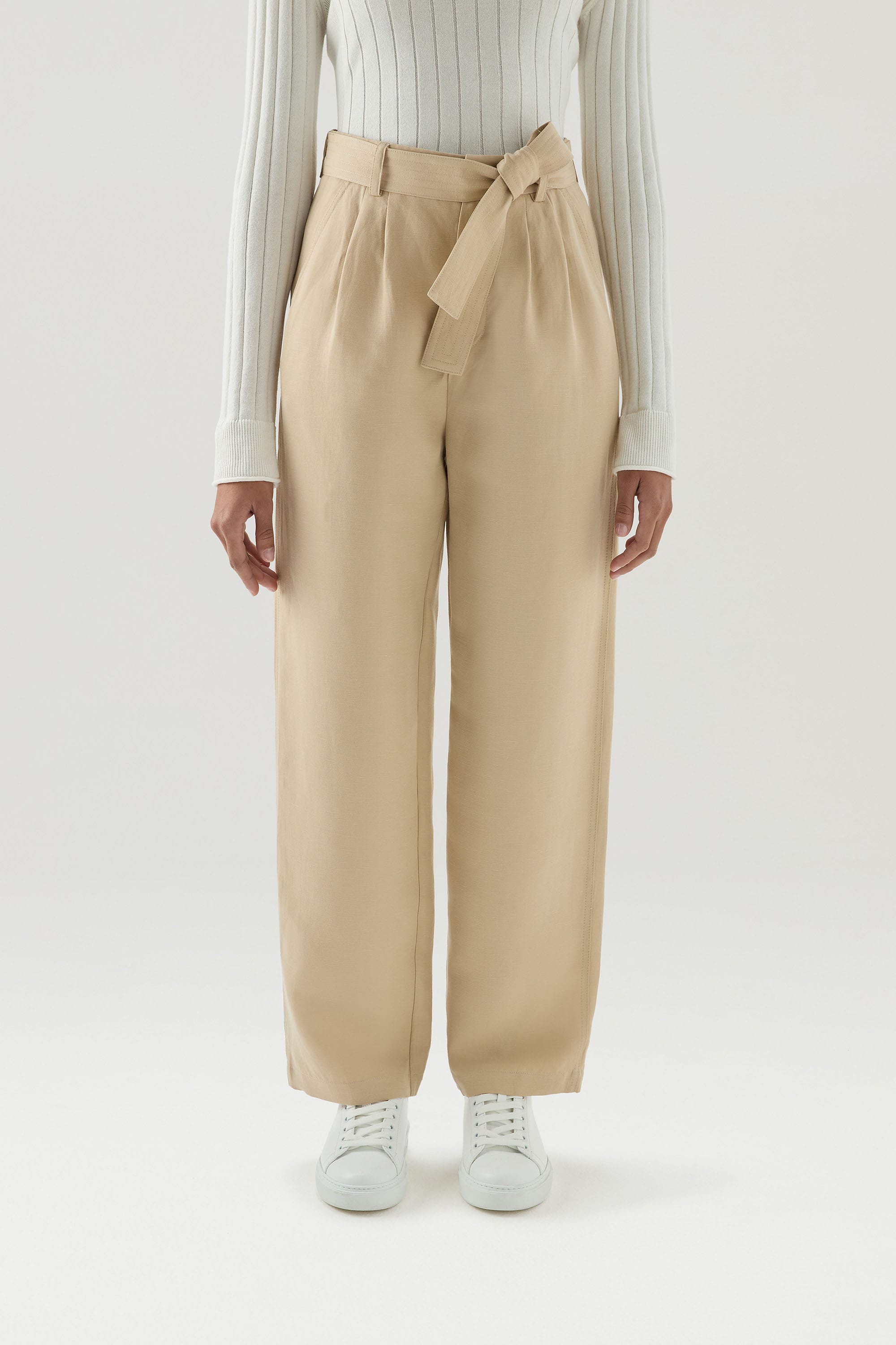 VISCOSE LINEN PANTS