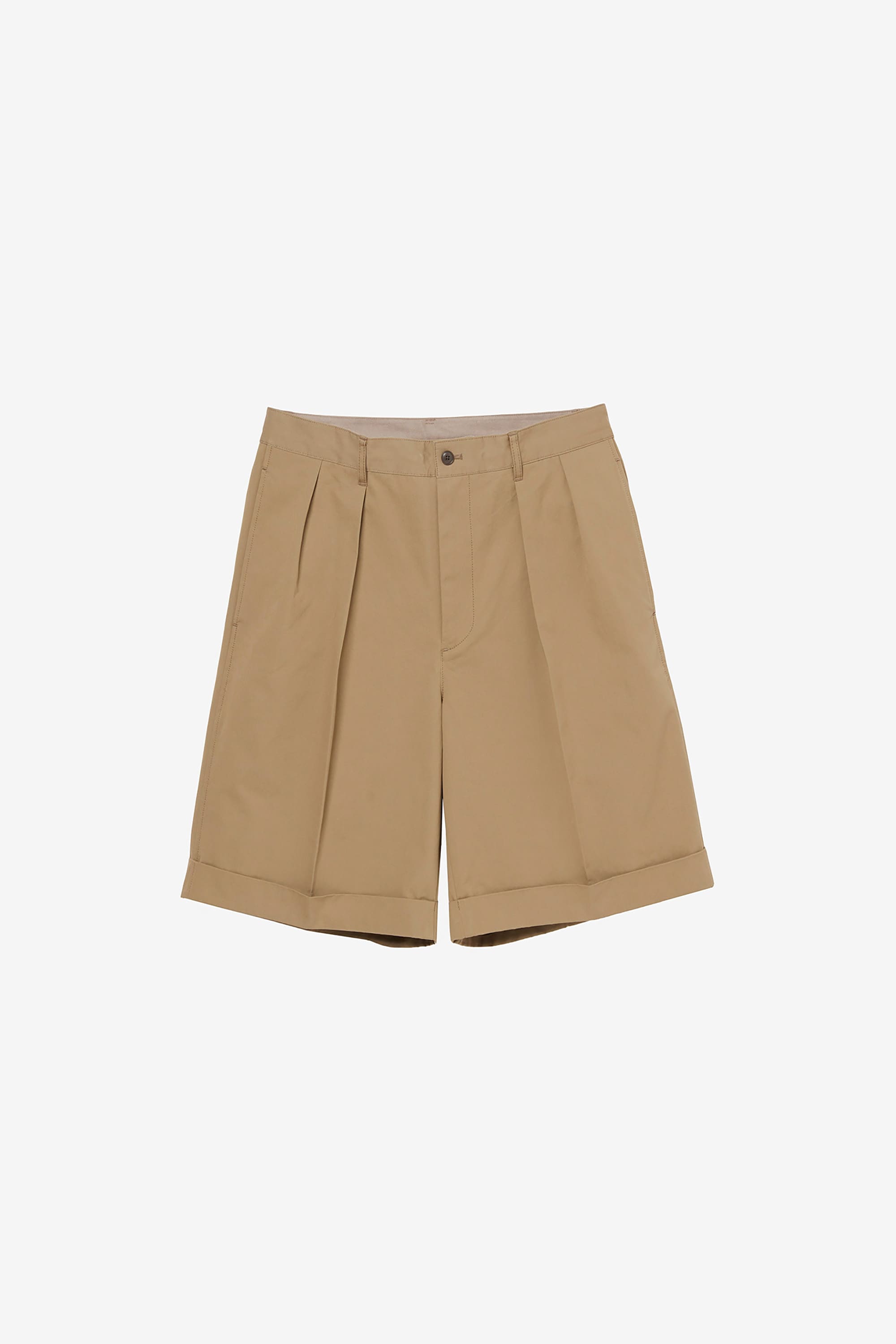 CAVALRY TWILL 2-TUCK SHORTS