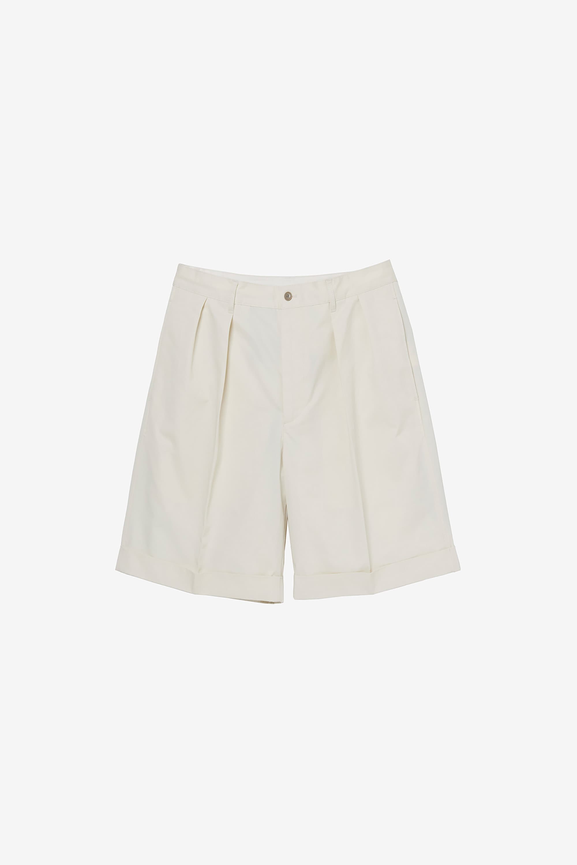 CAVALRY TWILL 2-TUCK SHORTS