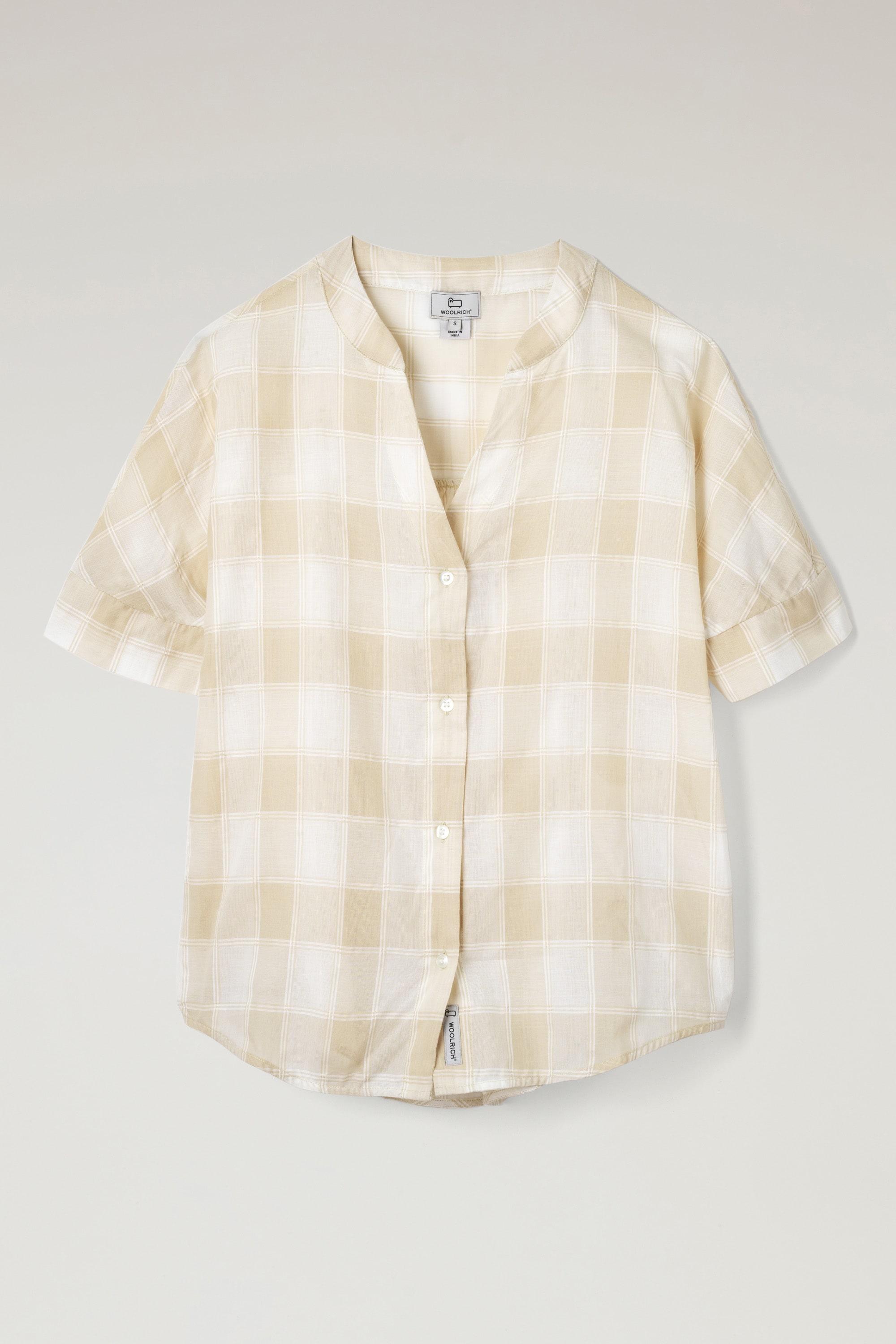 CHECK VOILE SHIRT