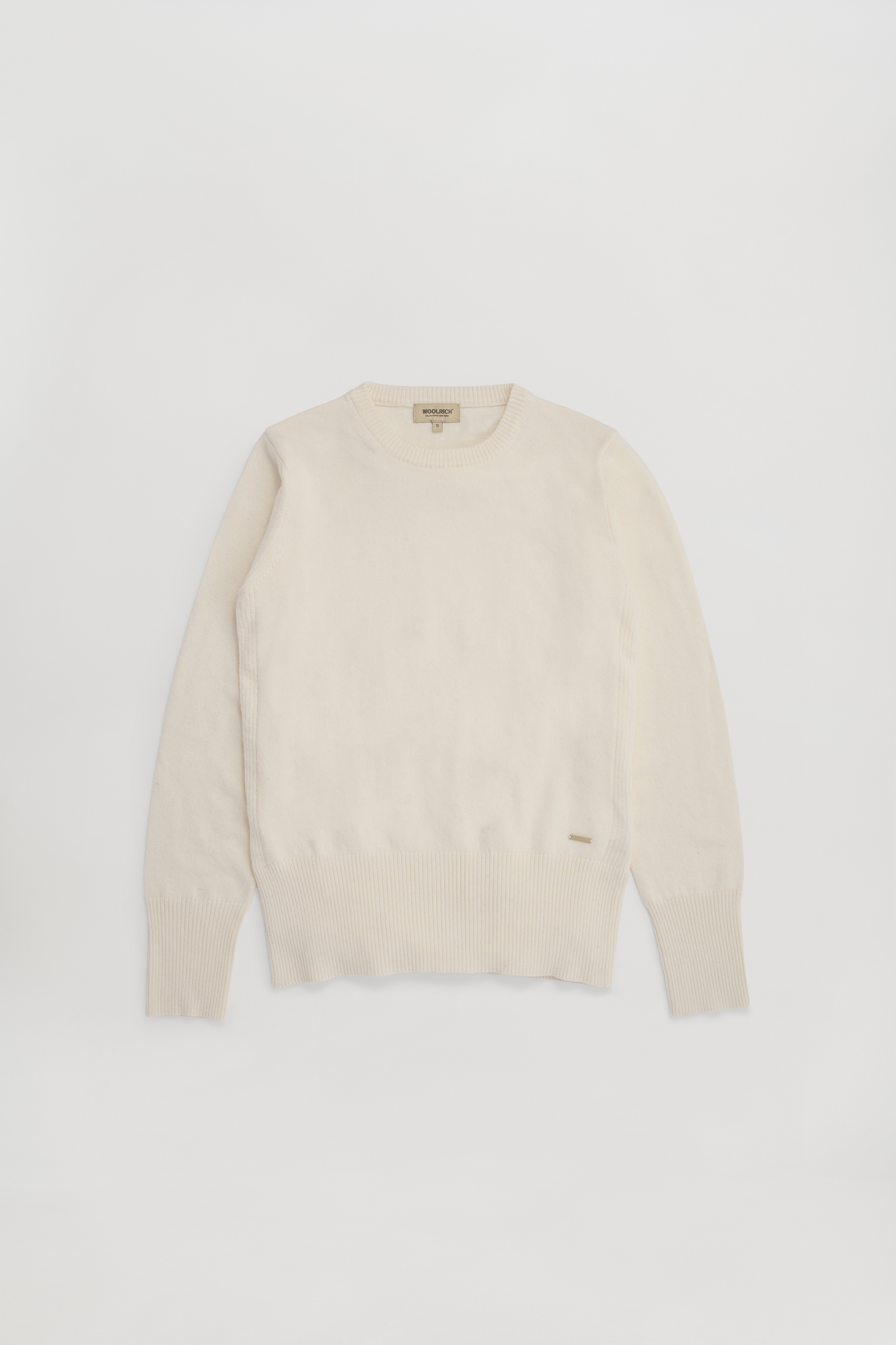 スリム ウール カシミア クルーネック
