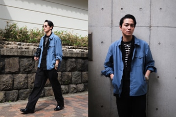 LIFE ＋WORK ＋WOOLRICH
インナー以上アウター未満なGABARDINE OVERSHIRT
by Actor & Model
