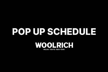 WOOLRICH POP UP STORE SCHEDULE 2025