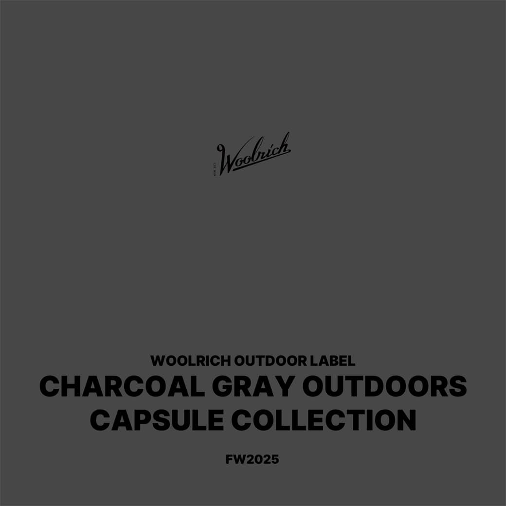 woolrich outdoor label gray collection