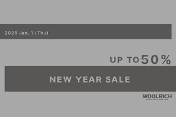 NEW YEAR SALE 2026年1月1日(木) AM10:00よりスタート！