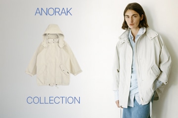 春のアウターは、ANORAK