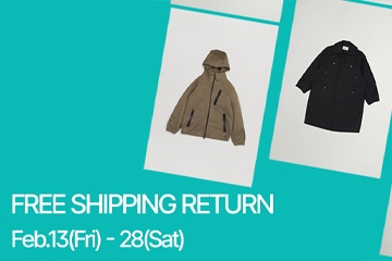 返品無料！FREE SHIPPING RETURN