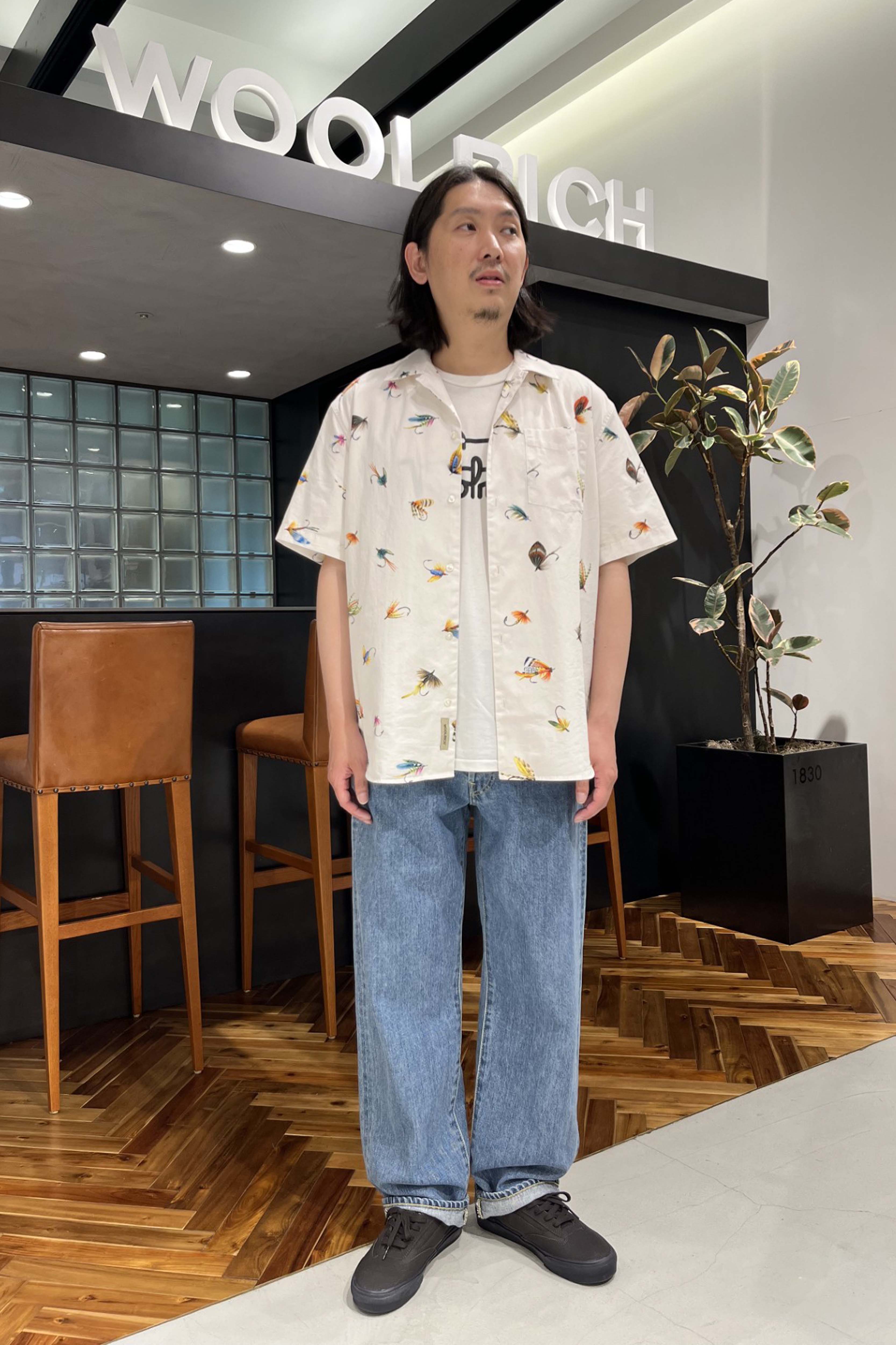 PRINTED COTTON POPLIN SHIRT